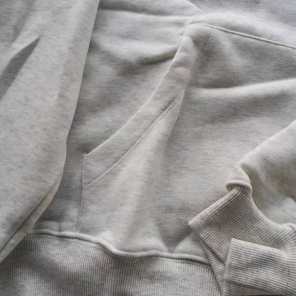 Anine Bing Sport Sweatshirt Light Gray Oversized Hoodie - Picture 4 of 5